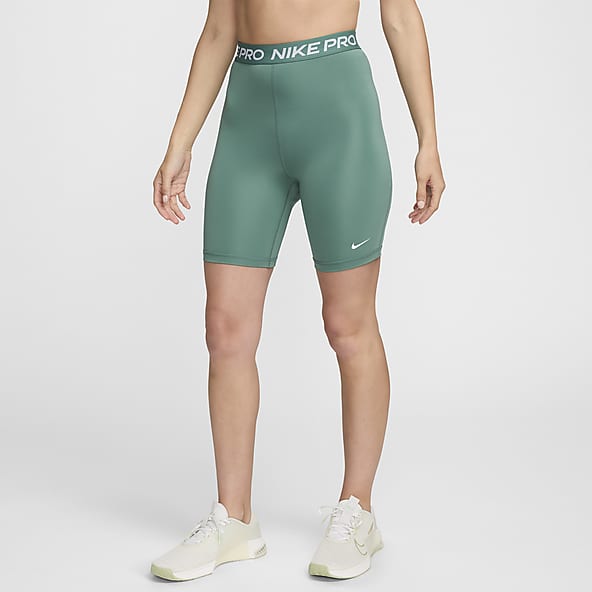 Nike Pro Verde Largo de shorts de ciclismo Partes de abajo. Nike US
